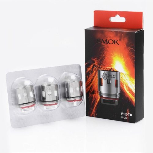 authentic smoktech smok v12 t8 coil heads for smok tfv12 cloud beast king tank 016 ohm 70320w 3 pcs